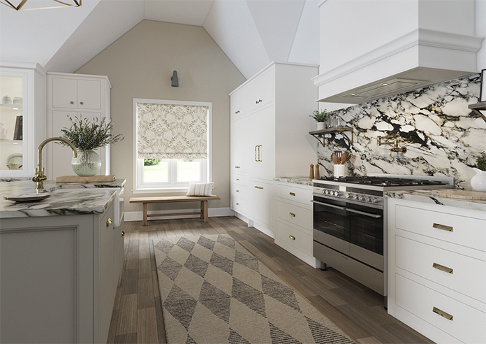 Laura Ashley Parterre, Natural - Twist&Fit Roman Blind - Image 7